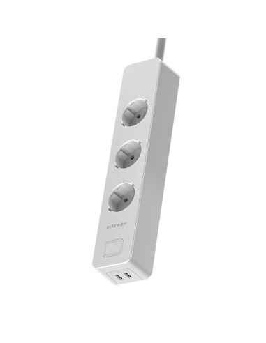 Inteligentna listwa zasilająca Blitzwolf BW-SHP9, 3 gniazda + 2x USB, 15A, 3300W