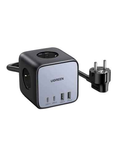 Listwa zasilająca kostka UGREEN CD268, 65W, 1.8m (czarny)