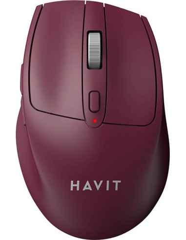 Bezprzewodowa mysz Havit MS61WB (bordowa)