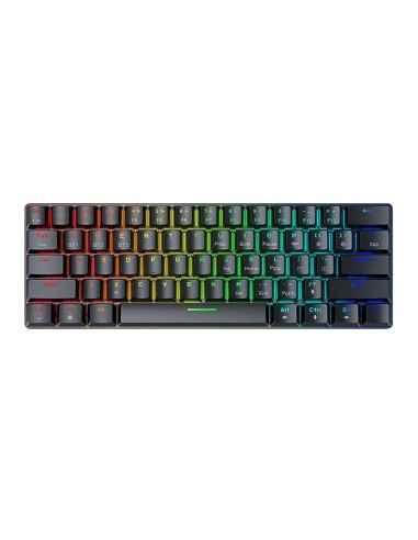 Bezprzewodowa klawiatura gamingowa, mechaniczna BlitzWolf BW-KB0, Red switch, RGB (czarna)