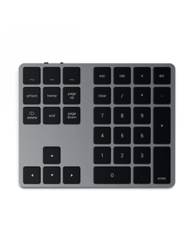 Bezprzewodowa klawiatura numeryczna Satechi Aluminium Extended Keypad Bluetooth (space gray)