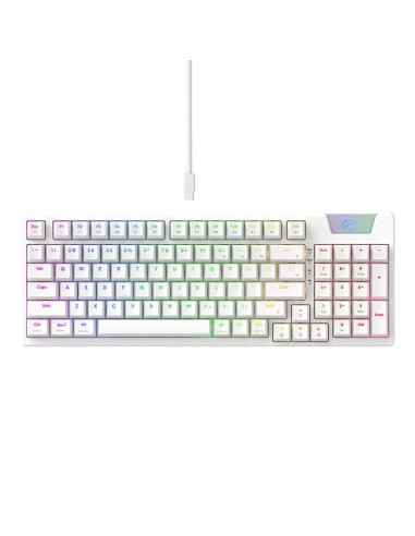 Klawiatura mechaniczna gamingowa Havit KB885L RGB biała