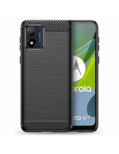 Etui Tech-Protect TPUCarbon Motorola Moto E13 Black