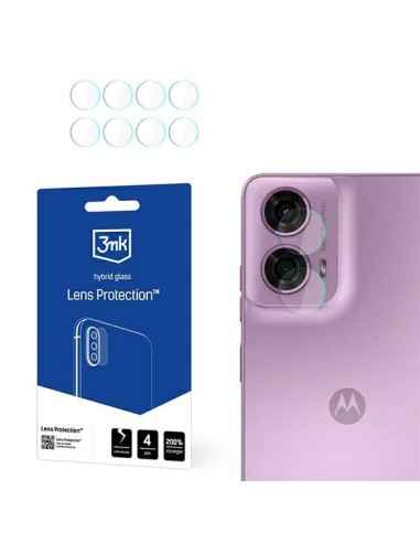 Szkło hybrydowe na obiektyw aparatu 3MK Lens Protect Motorola Moto G24 [4 PACK]