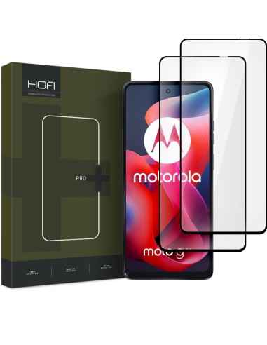 Szkło hartowane Hofi Glass Pro+ Motorola Moto G04 / G24 Black [2 PACK]