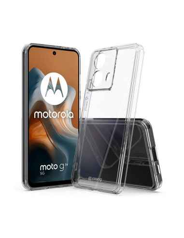 Etui Crong Crystal Shield Cover Motorola Moto G34 przezroczysty