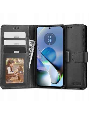 Etui Tech-protect Wallet Motorola Moto G54 5G Black