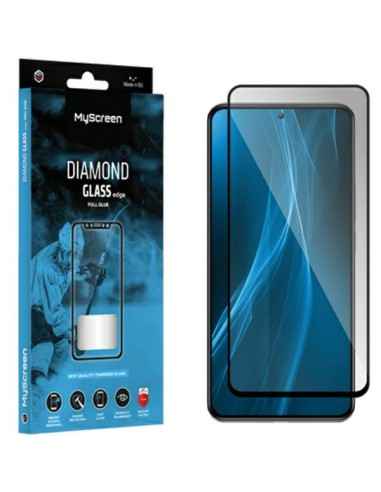 Szkło hartowane MyScreen Diamond Glass Edge Full Glue Motorola Moto G14 4G / G34 / G54 5G czarny/black