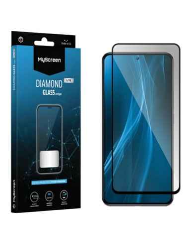 Szkło hartowane MyScreen Diamond Glass Edge Lite Full Glue Motorola Moto G14 4G / G34 / G54 5G czarny/black