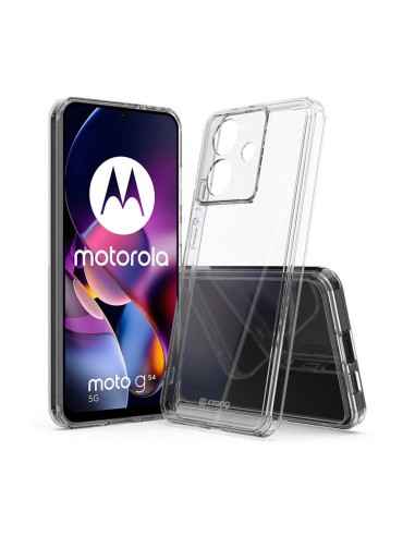 Etui Crong Crystal Shield Cover Motorola Moto G54 przezroczysty