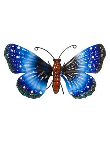 MOTYL DEKORACYJNY 26CM NIEBIESKI