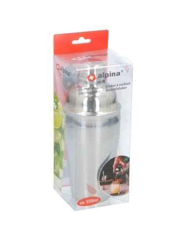 SHAKER DO KOKTAJLI 550ML ALPINA SREBRNY