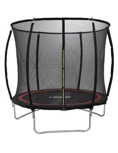 TRAMPOLINA DUNLOP PREMIUM Z SIATKĄ WEWNETRZNĄ FI183cm