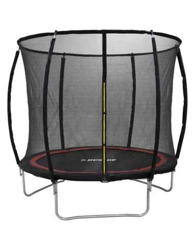 TRAMPOLINA DUNLOP PREMIUM Z SIATKĄ WEWNETRZNĄ fi244cm