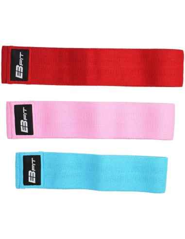 ZESTAW GUM TAŚM DO ĆWICZEŃ HIP BAND 3W1 EB FIT