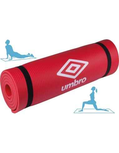 MATA FITNESS NBR ANTYPOŚLIZGOWA 190x58x1CM RÓŻOWA UMBRO