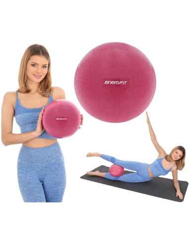 PIŁKA FITNESS PILATES 25CM RÓŻOWA ENERO FIT