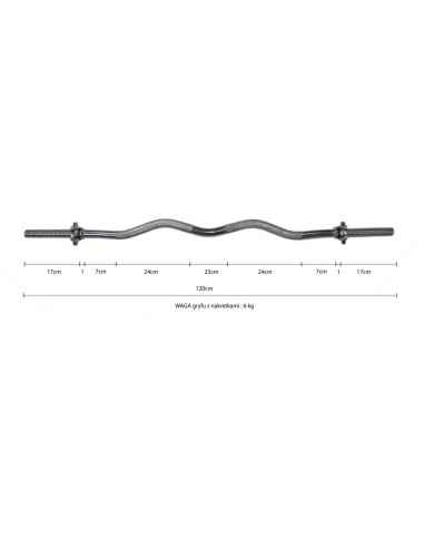 GRYF LEKKO ŁAMANY 120CM ENERO FIT fi28