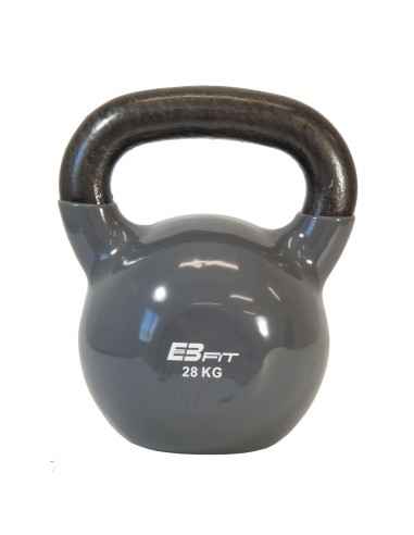 HANTLA ŻELIWNA KETTLEBELL 28 KG ODWAŻNIK EB FIT