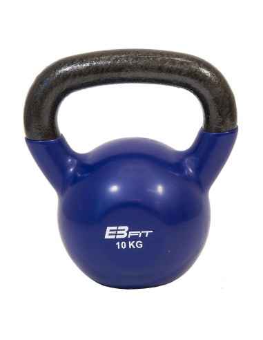 HANTLA ŻELIWNA KETTLEBELL 10 KG ODWAŻNIK EB FIT