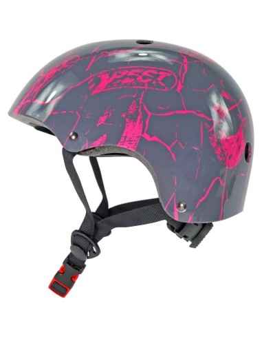 KASK SKATE BEST SPORTING SZARY/ RÓŻ R.S