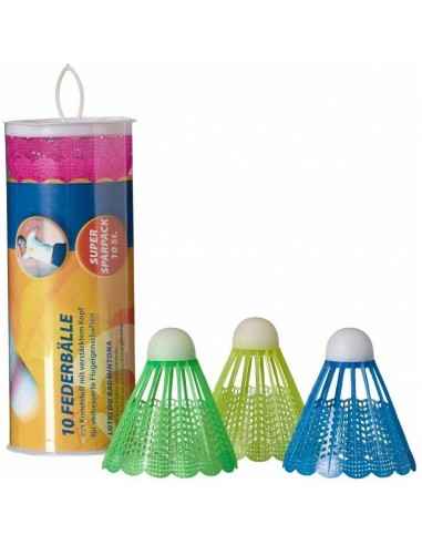 LOTKA DO BADMINTON NYLON KOLOR KPL 10SZT BEST SPORTING