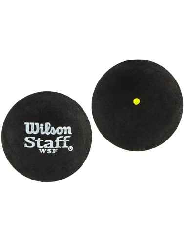 PIŁKA DO SQUASHA WILSON STAFF 2SZT SINGLE YELLOW DOT SLOW