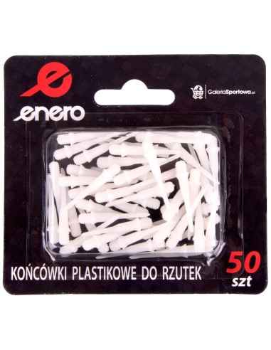 KOŃCÓWKA DART DO RZUTEK PLASTIKOWE - SPARE 50 SZT BIAŁE ENERO