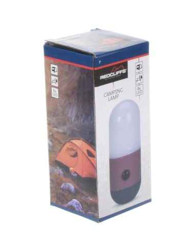 LATARKA LAMPA CAMPING 2W1 LED CZERWONA REDCLIFFS